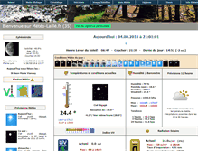 Tablet Screenshot of meteo-laille.fr